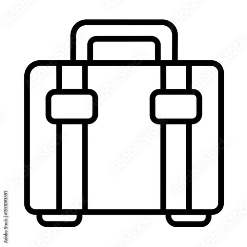 Suitcase icon design 