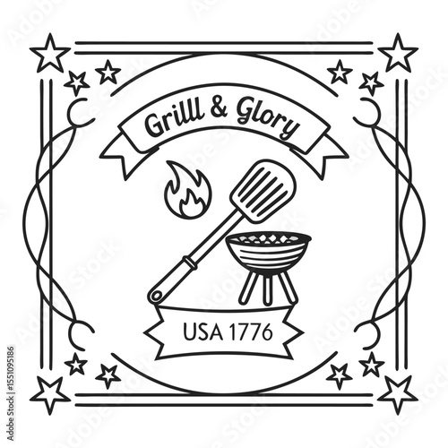Grill & Glory Badge