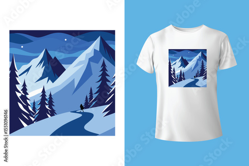 Vector set of Ski jumping emblems. labels, badges and design elements. Print design for t-shirt. Sport club emblems.