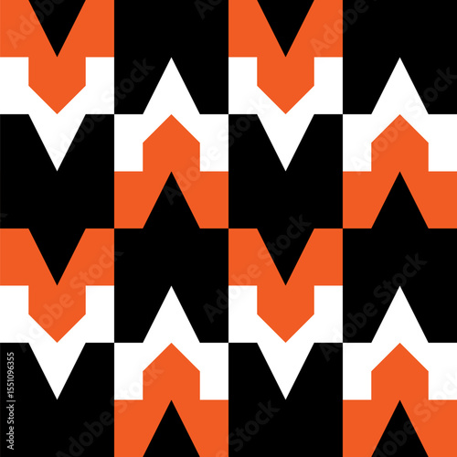 Abstract geometric seamless...