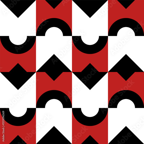 Abstract geometric seamless...