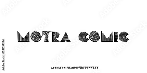 logo for company Handwritten Chalk Alphabet, hand drawn pencil abstract sketch fonts art minimalist fun calm simple