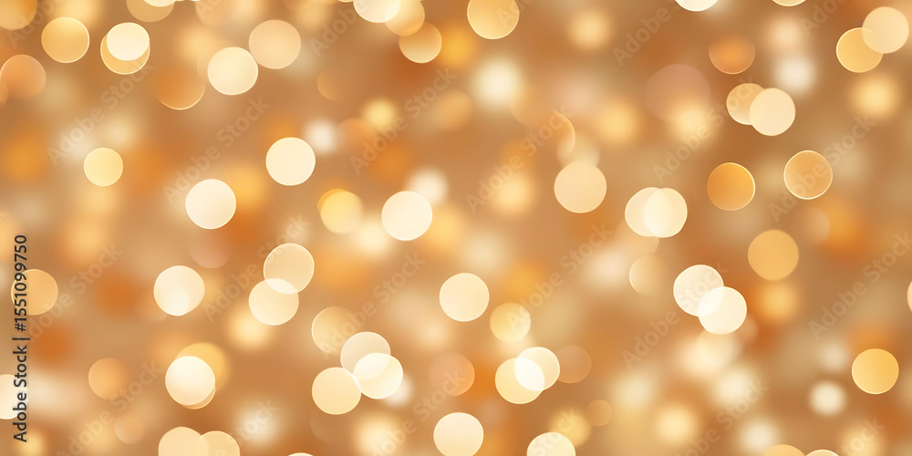 Obraz premium Blurred Amber and Gold Glow with Gentle Radiance