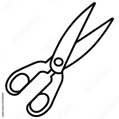 Snips Outline Vector Art