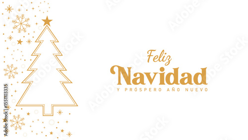Merry Christmas Calligraphic Gold Lettering Merry Christmas snowflake Background