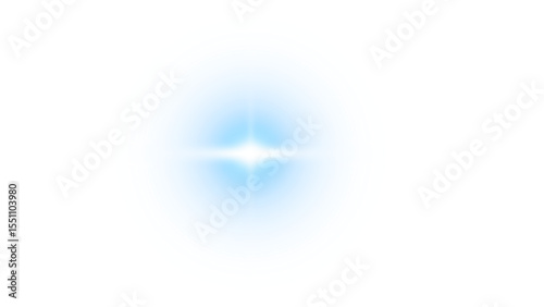 abstract blue background with bubbles & curve light effect