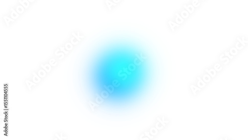 blue abstract sphere & curve light effect