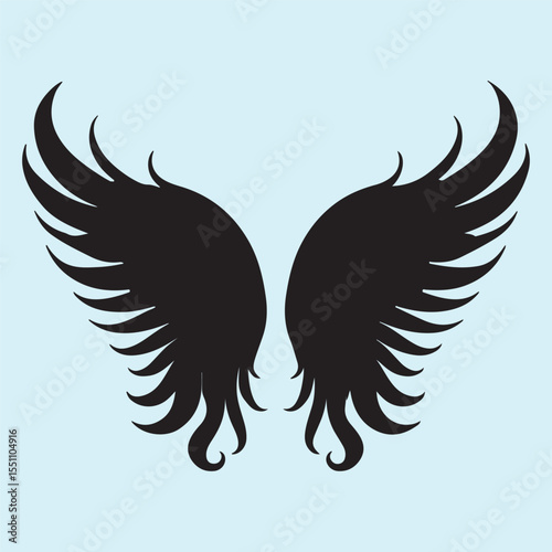Wings Silhouette for Crafts