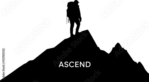 Climber Silhouette on a Mountain Peak | Premium Vector
Climber Silhouette on a Mountain Peak | Premium Vector

