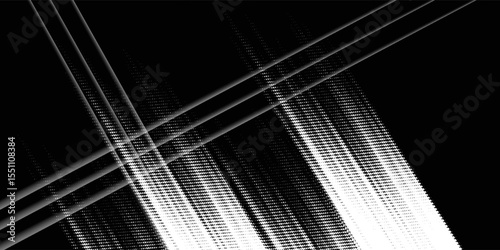 Abstract speed lines style white color halftone banner design template.Dots halftone art grunge texture background good simple nice