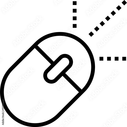Computer Mouse Click Icon - Cursor Pointer Vector Symbol