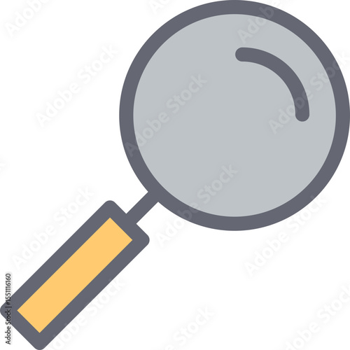 Search Magnifying Glass Find Search Icon Zoom Icon Vector