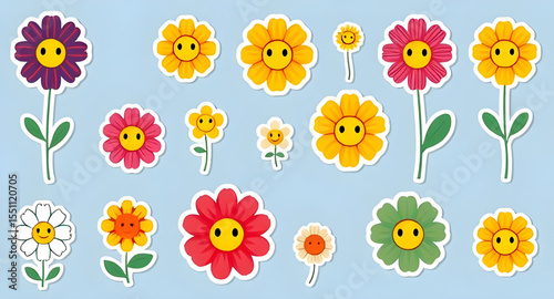 minimal flower stickers, outline flower icons, linear floral symbols, simple botanical stickers, thin line flower pack, mono line floral icons, minimalist blossom stickers, clean flower icons, modern 