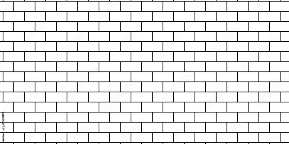 Abstract Pavement seamless mosaic stone concrete wall surface tiles. subway vector block rock white brick wall texture background.	