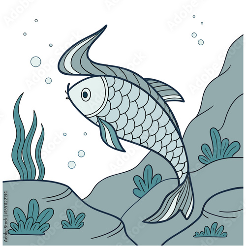Fish vector