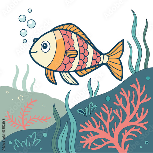 Fish vector