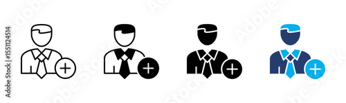 Hiring icon sheet multiple style collection