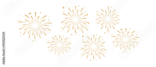 Gold particle for party Happy new year	