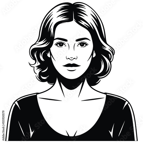 girl with long hair