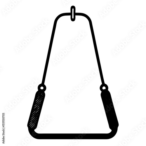 trx handle vector silhouette 