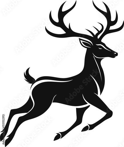 deer silhouette vector