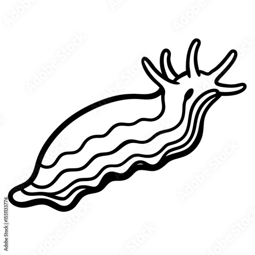 Clean Sea Slug Sketch