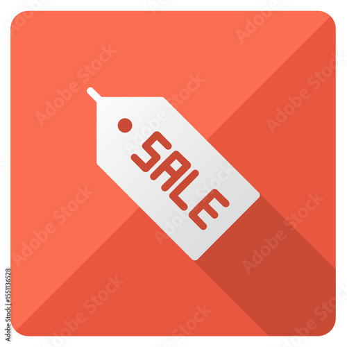 Sale Price Tag Label Icon Vector Illustration
