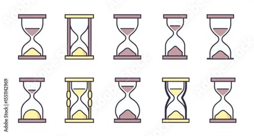 Hourglass icon, Time icon, Sand timer, Hourglass vector, Hourglass illustration, Time passing icon, Countdown icon, Clock symbol, Hourglass silhouette, Hourglass outline, Classic hourglass, Hourglass 