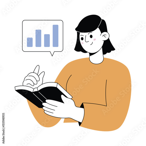 Market analysis  Modern illustrations. Eps 10 file on transparent background