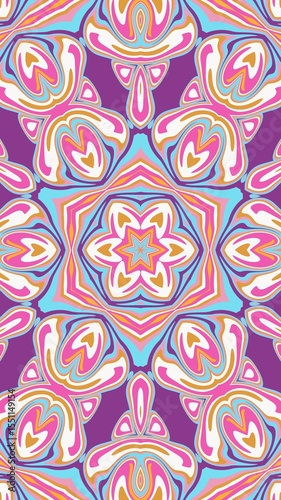 digital art in the form of a kaleidoscope