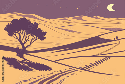  Desert Dunes at Dusk (2