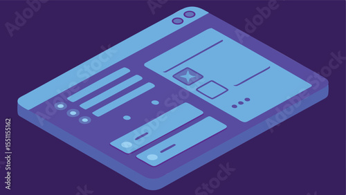 Ai chatbot configuration screen in neon glow