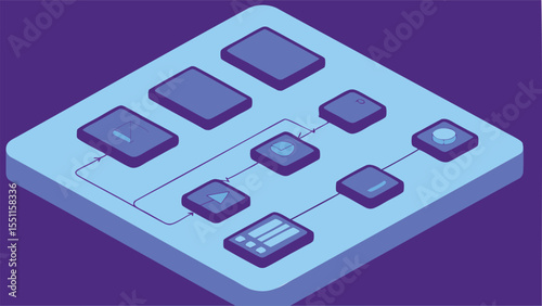 Business process flow builder with draggable compo