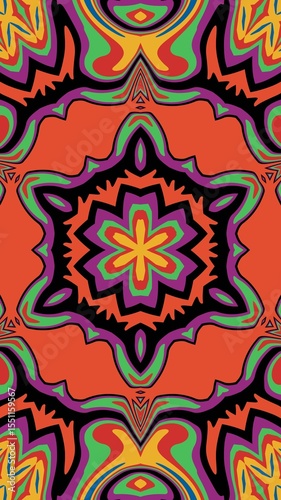 digital art in the form of a kaleidoscope