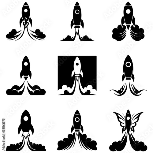 A definitive collection of unique rocket designs, from retro classics to futuristic concepts