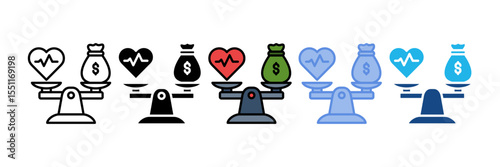 Solvency Ratios Icon Element For Design