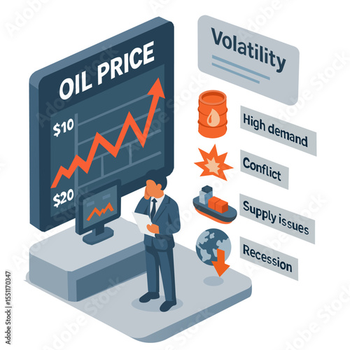 oil price, oil market, energy crisis, fuel price, price volatility, economic crisis, oil barrel, global economy, inflation, recession,