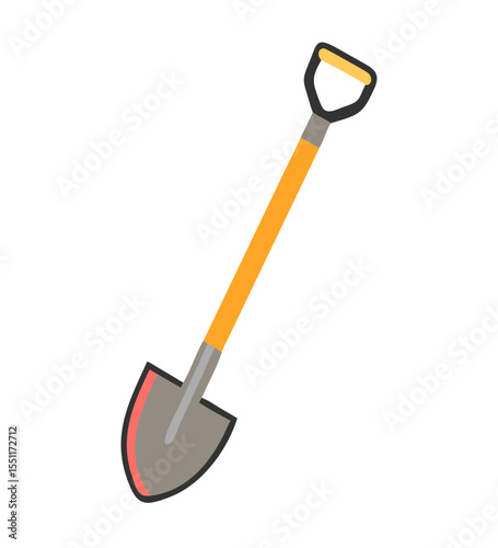 Shovel. Vector illustration