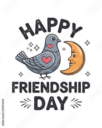 Friendship Day Celebration Design with Abstract Shapes and Vibrant RGB Colors Perfect for Greeting Cards Social Media Posts and Promotional Materials Related to Friendship