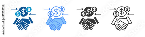 Assistance Icon Set Multiple Style Collection