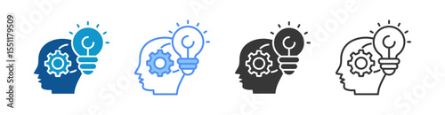 Expertise Icon Set Multiple Style Collection