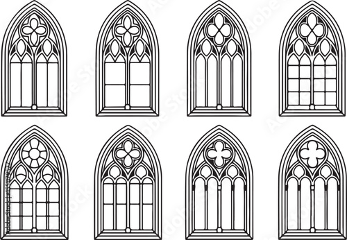 Gothic Architecture Window Designs Collection of Elegant Arch Windows