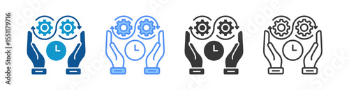 Consistent Icon Set Multiple Style Collection