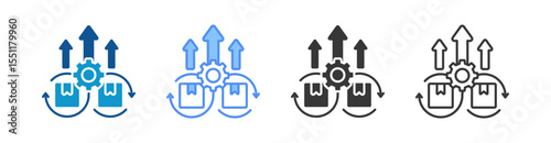 Product Development Icon Set Multiple Style Collection