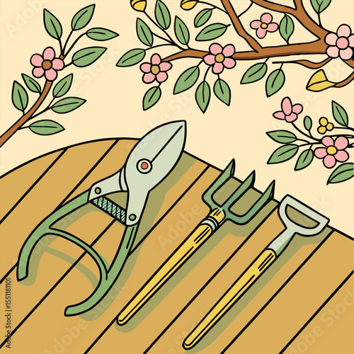 Spring Gardening Tools Set