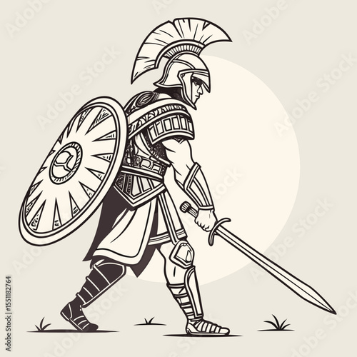 knight with sword