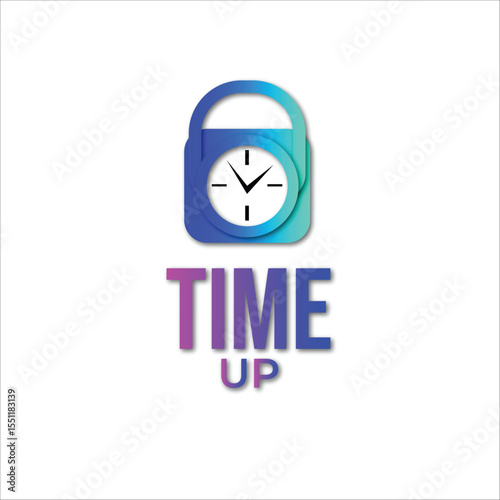 Time Up Clock Icon