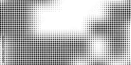Clean Halftone Texture Background in Black and White With Subtle Dot Pixel Design.