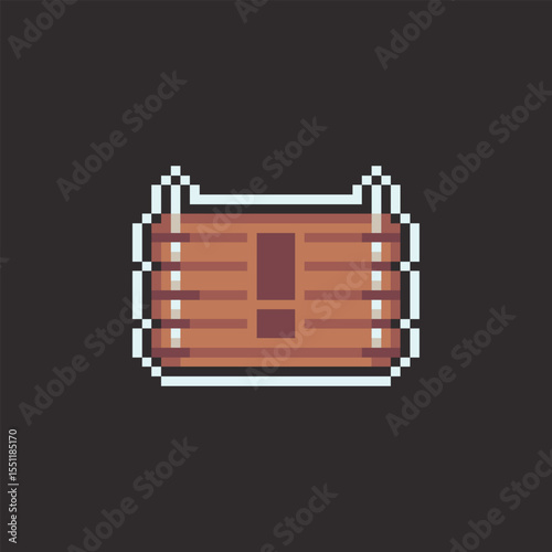 this is signpost icon in pixel art with colorful color and black background ,this item good for presentations,stickers, icons, t shirt design,game asset,logo and your project.