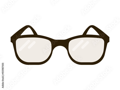 Classic Reading Glasses Flat Icon